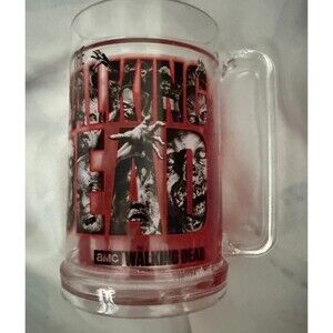 The Walking Dead Themed Clear Plastic Mug